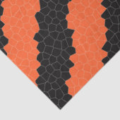 Papier Mousseline papier de tissu à rayures d'halloween (Détail)