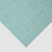 Papier Mousseline Papier de tissu à rouleaux d'encre turquoise (Détail)