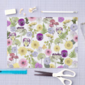 Papier Mousseline Papier de tissu à thème baby shower petit Fleur sa (Artisanat)