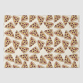 Papier Mousseline Papier de tissu à thème Pizza Party (Recto)