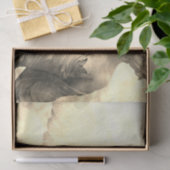 PAPIER MOUSSELINE PAPIER DE TISSU ANGE EN JAUNE (Cadeau)