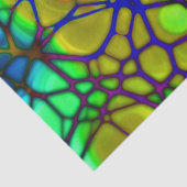 Papier Mousseline papier de tissu arc-en-ciel (Détail)