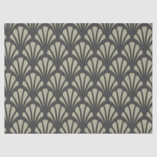 Papier Mousseline papier de tissu art nouveau (Recto)