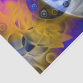 Papier Mousseline papier de tissu atomique abstrait (Détail)