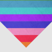 Papier Mousseline Papier de tissu Big Rainbow Diagonal Stripes (Détail)