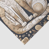 Papier Mousseline papier de tissu calmant chats (Détail)