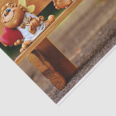 Papier Mousseline papier de tissu cartoon anges (Détail)