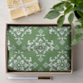 Papier Mousseline Papier de tissu céleste vintage (Cadeau)