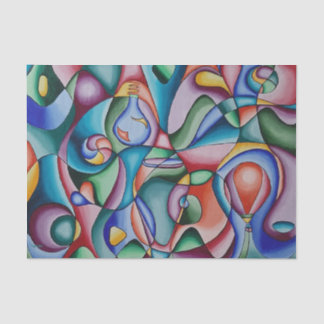 Papier Mousseline Papier de tissu coloré