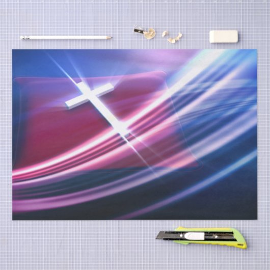 Papier Mousseline papier de tissu croisé sacré (Artisanat)