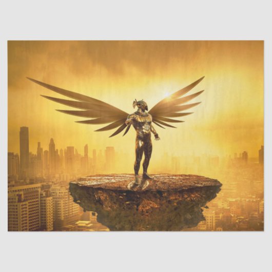 Papier Mousseline papier de tissu d'ange futur (Recto)