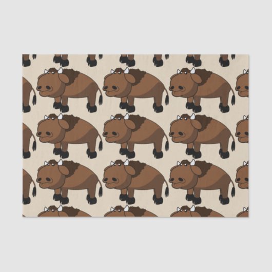 Papier Mousseline papier de tissu de bison (Recto)