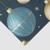 Papier Mousseline papier de tissu de boules de noël festif (Détail)