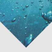 Papier Mousseline papier de tissu de bulles océaniques (Détail)