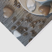 Papier Mousseline papier de tissu de café et de chocolat (Détail)