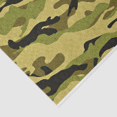 Papier Mousseline papier de tissu de camouflage (Détail)