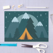 Papier Mousseline papier de tissu de camping (Artisanat)