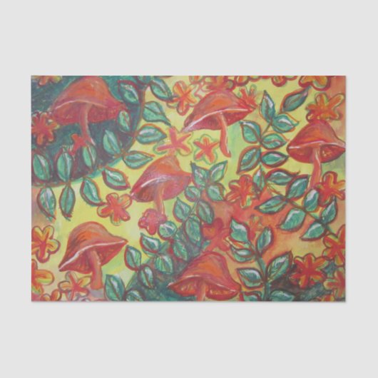 Papier Mousseline papier de tissu de champignon (Recto)