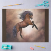 Papier Mousseline papier de tissu de cheval (Artisanat)