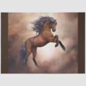 Papier Mousseline papier de tissu de cheval (Recto)