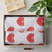 Papier Mousseline papier de tissu de coeurs de bonbons (Cadeau)