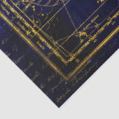 Papier Mousseline papier de tissu de constellation (Détail)