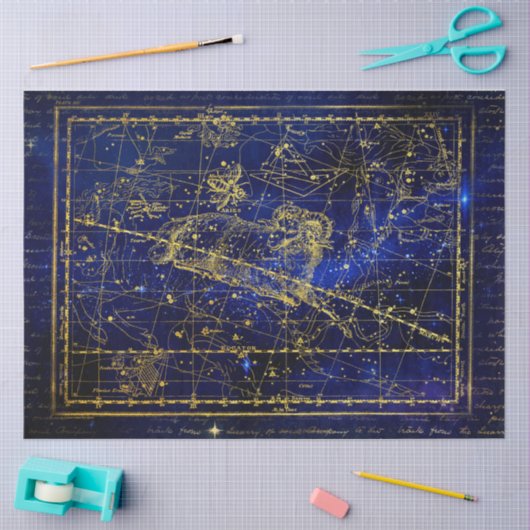 Papier Mousseline papier de tissu de constellation (Artisanat)