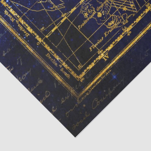 Papier Mousseline papier de tissu de constellation (Détail)