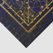 Papier Mousseline papier de tissu de constellation de dragon (Détail)