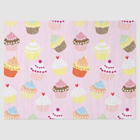 Papier Mousseline papier de tissu de cupcakes (Recto)