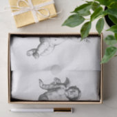 PAPIER MOUSSELINE PAPIER DE TISSU DE DÉCOUPAGE : CHERUBS (Cadeau)