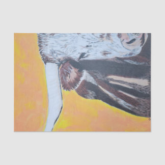 Papier Mousseline papier de tissu de découpage, Corne longue