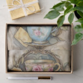 PAPIER MOUSSELINE PAPIER DE TISSU DE DÉCOUPAGE DE TASSE DE THÉ EMPIL (Cadeau)