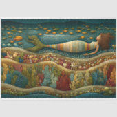 PAPIER MOUSSELINE PAPIER DE TISSU DE DÉCOUPAGE DES RÊVES FUMÉS (Recto)