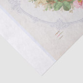 PAPIER MOUSSELINE PAPIER DE TISSU DE DÉCOUPAGE : MEDALLION DE PLAFON (Détail)