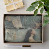 PAPIER MOUSSELINE PAPIER DE TISSU DE DÉCOUPAGE MERMAID DÉTRUIT (Cadeau)