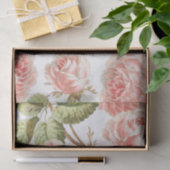 PAPIER MOUSSELINE PAPIER DE TISSU DE DÉCOUPAGE : ROSE (Cadeau)