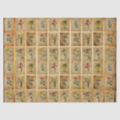 Papier Mousseline Papier de tissu de découpage vintage (Recto)