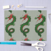 Papier Mousseline Papier de tissu de dragon chinois (Artisanat)