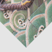 Papier Mousseline papier de tissu de dragon impérial (Détail)