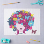 Papier Mousseline papier de tissu de fille de fleur (Artisanat)