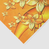 Papier Mousseline papier de tissu de fleurs hawaïennes (Détail)