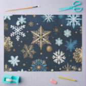 Papier Mousseline papier de tissu de flocons dorés (Artisanat)