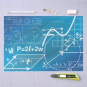 Papier Mousseline papier de tissu de formule géométrique (Artisanat)