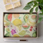 Papier Mousseline Papier de tissu de fruits mélangés (Cadeau)