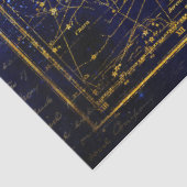 Papier Mousseline papier de tissu de la constellation majeure ursa (Détail)