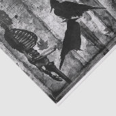 Papier Mousseline Papier de tissu de la CROW HALLOWEEN (Détail)