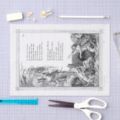 Papier Mousseline Papier de tissu de mermaid (Artisanat)