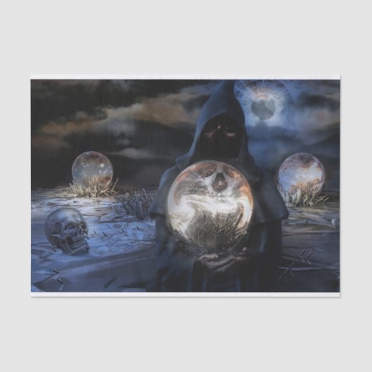 Papier Mousseline papier de tissu de mondes fantômes (Recto)