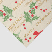 Papier Mousseline papier de tissu de noël (Détail)